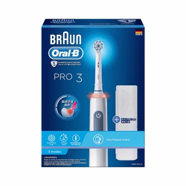 ORAL-B - PRO 3 ELECTRONIC TOOTHBRUSH-BLUE - PC
