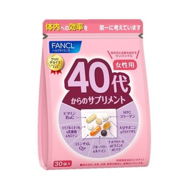 FANCL(PARALLEL IMPORT) - GOOD CHOICE 40'S WOMEN HEALTH SUPPLEMENT (EXP 2023-10-30) - 30'S