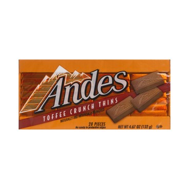 Andes - TOFFEE CRUNCH THINS - 132G