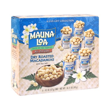 MAUNA LOA - GIFT BOX - SEA SALT MACADAMIA NUTS - 680G