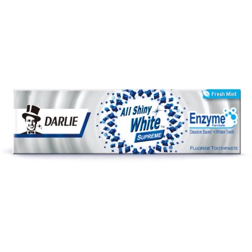 DARLIE - ALL SHINY WHITE SUPREME ENZYME TOOTHPASTE-FRESH MINT - 120G