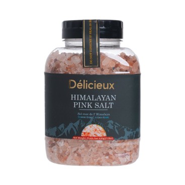 Delicieux 喜馬拉雅山粉紅岩鹽-粗粒 620G