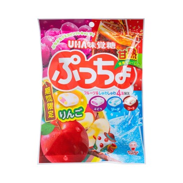 UHA 味覺糖-雜錦味果粒軟糖 (袋裝) 90G
