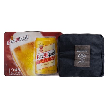 SAN MIGUEL - BEER CAN (LIMITED GIFT BOX WITH FOLDABLE BACK PACK) - 330MLX12