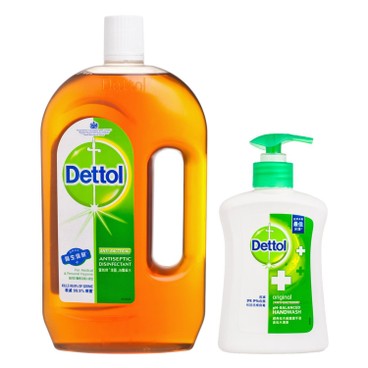 DETTOL - ANTISEPTIC LIQUID FREE HAND WASH - 750ML+150G