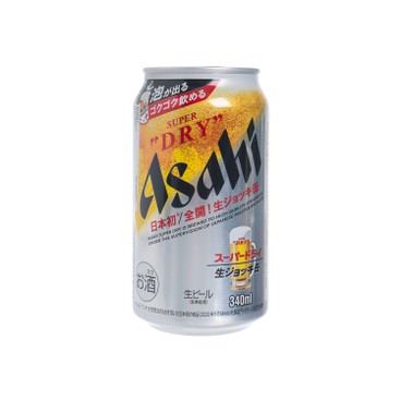 ASAHI朝日 - 極泡罐生啤 (罐裝) - 340ML