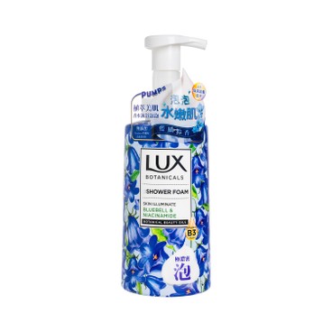 LUX - 植萃精油美肌香水沐浴泡泡-藍風鈴香 - 400ML