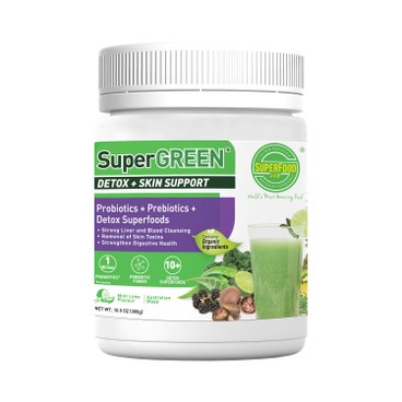 SUPERFOOD LAB - SUPERGREEN DETOX + SKIN SUPPORT - 300G