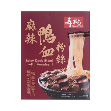 SAU TAO - SPICY DUCK BLOOD VERMICELLI - 215G