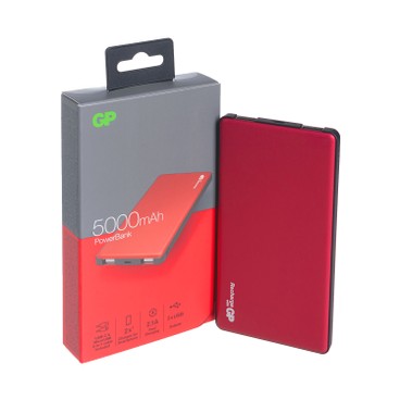 GP Battery - M-SERIES POWERBANK 5000MAH – RED - PC