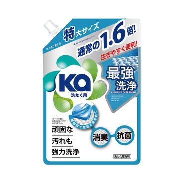 KA 王子菁華 超濃縮抗菌洗衣液袋裝-強效去污型 1.48L