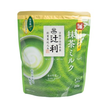 辻利茶舗 - 即沖香醇牛奶宇治抹茶粉 - 200G