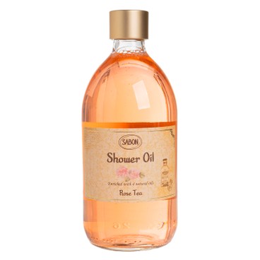 SABON(PARALLEL IMPORT) - SHOWER OIL - ROSE TEA - 500ML