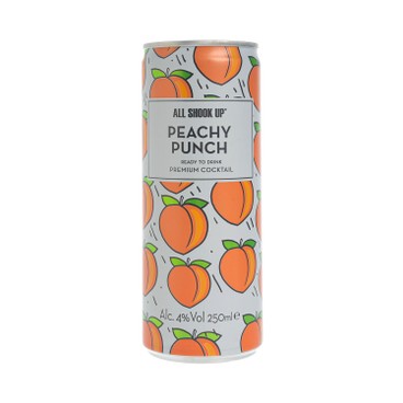 ALL SHOOK UP - COCKTAIL DRINKS - PEACHY PUNCH - 250ML