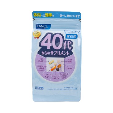 FANCL(PARALLEL IMPORT) - GOOD CHOICE 40'S MEN'S HEALTH SUPPLEMENT (30 BAGS) (Expiry Date:2023-05-30) - 30'S