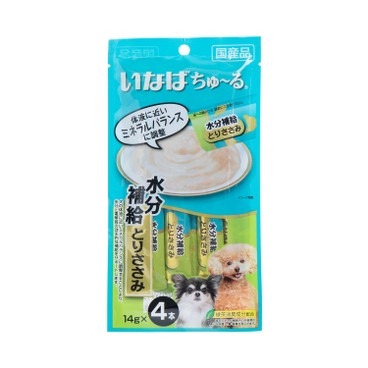 INABA - CHURU Chicken lickable dog treat (Hydration Formula) - 14GX4