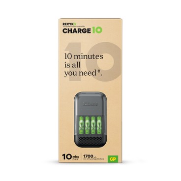 GP Battery - RECYKO CHARGE 10 ULTRA-FAST CHARGER - PC