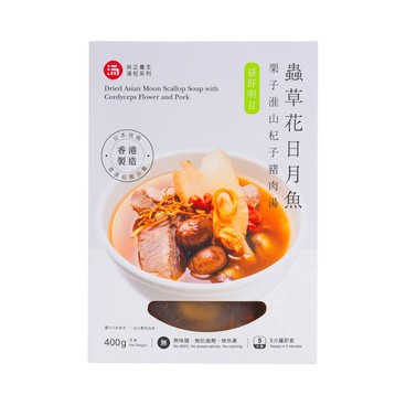 SHEUNG ZENG FOOD - CORDYCEPS FLOWER SOUP WITH SUN FISH AND CHESTNUT (WITH INGREDIENTS)(Expiry Date : 15 Oct 2023) - 400G