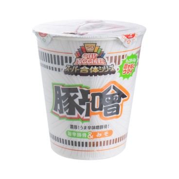 NISSIN - Cup Noodle Super Combined Series Miso & Spicy Pork Bone - 84G
