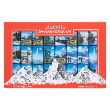 Swiss Dream - GIFT SET-Tourist attractions box- Napolitains - 24'S