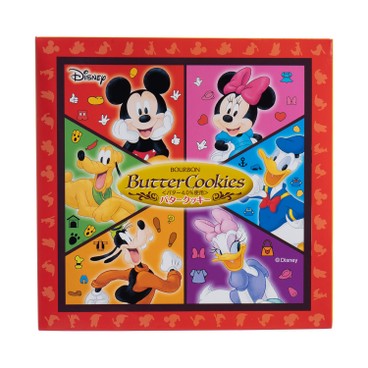 BOURBON - Butter Cookie Tin(Mickey & Friends) - 60'S