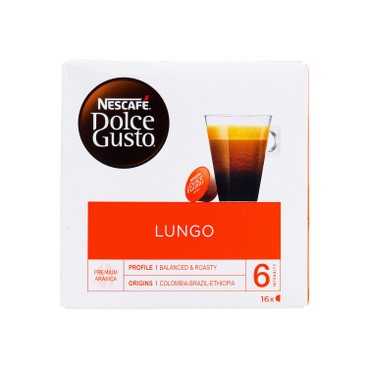 NESCAFE DOLCE GUSTO (PARALLEL IMPORT) - COFFEE CAPSULE-CAFFE LUNGO - 16'S
