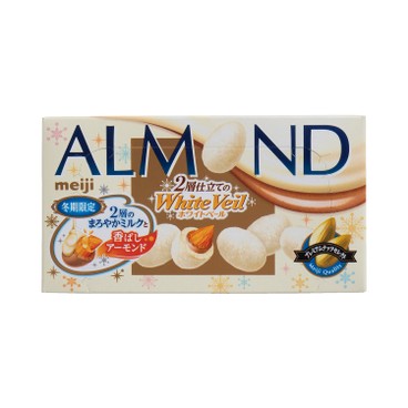 MEIJI - ALMOND CHOCOLATE WHITE VEIL - 59G