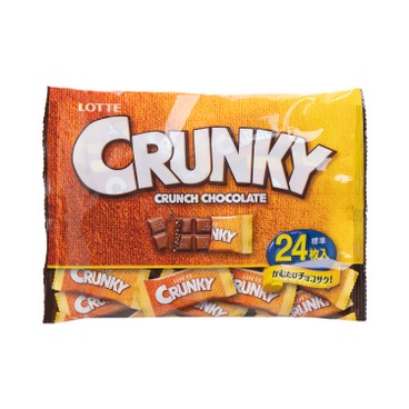 LOTTE - CRUNKY CRUNCH CHOCOLATE <BAG> - 85G