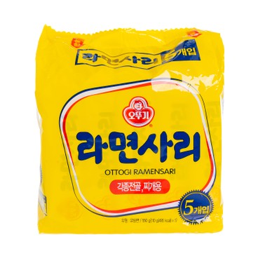 不倒翁 (平行進口) - 韓國傳統麵 - 無調味包 (5包裝) [韓國製造] - 550G