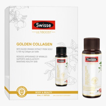 SWISSE(PARALLEL IMPORT) - Golden Collagen Blood Orange Liquid - 30MLX9'S