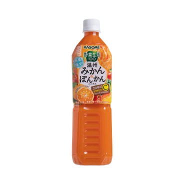 KAGOME 100-橘子&蜜柑野菜汁 (期間限定) 720ML
