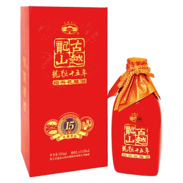 GU YUE LONG SHAN - SHAO XING HUA DIAO 15 YEARS - 500ML