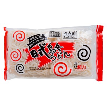 CHEWY - Instant Japanese Style Fresh Noodles (Udon) - 200GX4
