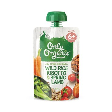 ONLY ORGANIC - Organic Wild Rice Risotto & Spring Lamb - 120G