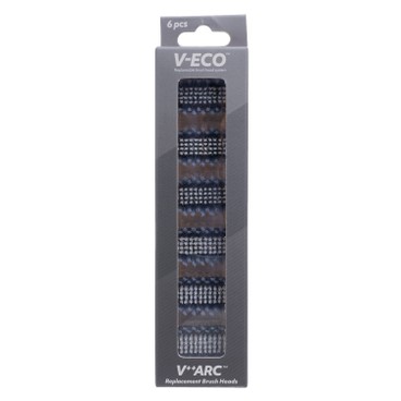 WORLD WIDE DAILY - V-ECO 6 PACK V++ARC REPLACEMENT HEADS - GREY - PC