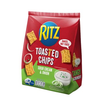 RITZ - TOASTED CHIPS-SOUR CREAM & ONION - 229G
