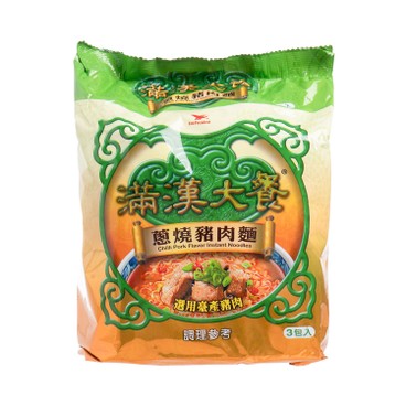 統一 - 滿漢大餐蔥燒豬肉麵 - 193GX3