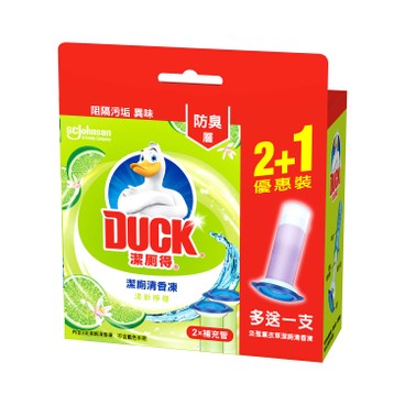 TOILET DUCK - Duck Fresh Disc Lime Refill 2+1 - 38GX3