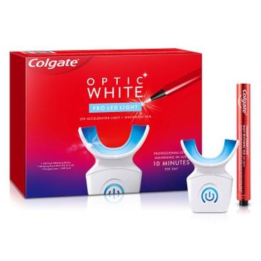 COLGATE - OPTIC WHITE PRO LED TEETH WHITENING KIT - SET