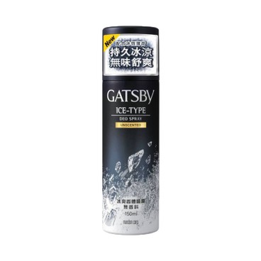 GATSBY - ICE DEO SPRAY UNSCENTED 150ML - 150ML