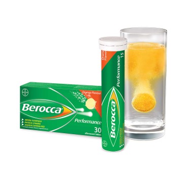 Berocca - Berocca Performance Orange Flavour Effervescent Tablets - 30 TABLETS