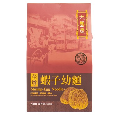 TAI HEI HING - Shrimp-egg Noodles - 300G