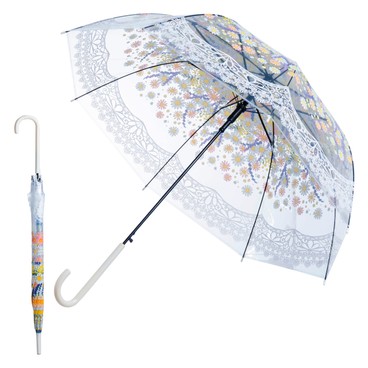ZIP - 彩繪雨傘 (58cm){花花大絲帶} - PC