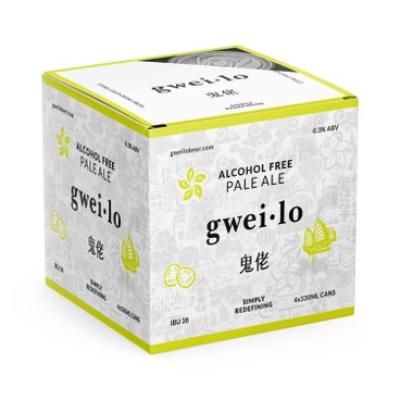GWEILO - NON ALCOHOLIC PALE ALE - 330MLX4