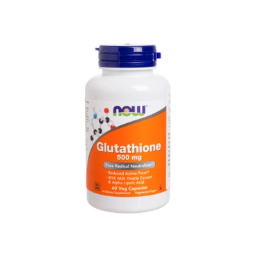 NOW FOODS - GLUTATHIONE 500mg 60 VCAPS - 60'S