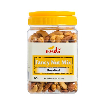 ANDI - UNSALTED FANCY MIXED NUTS - 450G