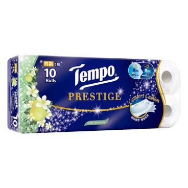 TEMPO - 閃鑽四層衛生紙-水梨花香味 - 10'S