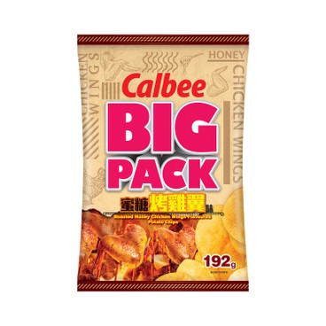 CALBEE - CALBEE ROASTED HONEY CHICKEN WINGS FLAVOURED POTATO CHIPS - 192G