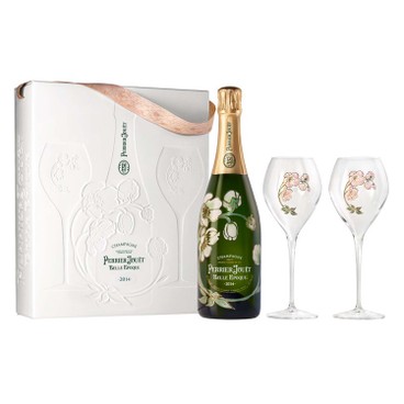 巴黎之花 - 美麗時光年份香檳2014連2杯 (禮盒裝) - 750ML