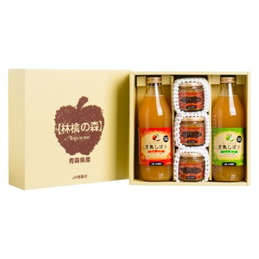 JA相馬村 - 蘋果汁及蘋果醬禮盒裝 - 1LX2, 180GX3